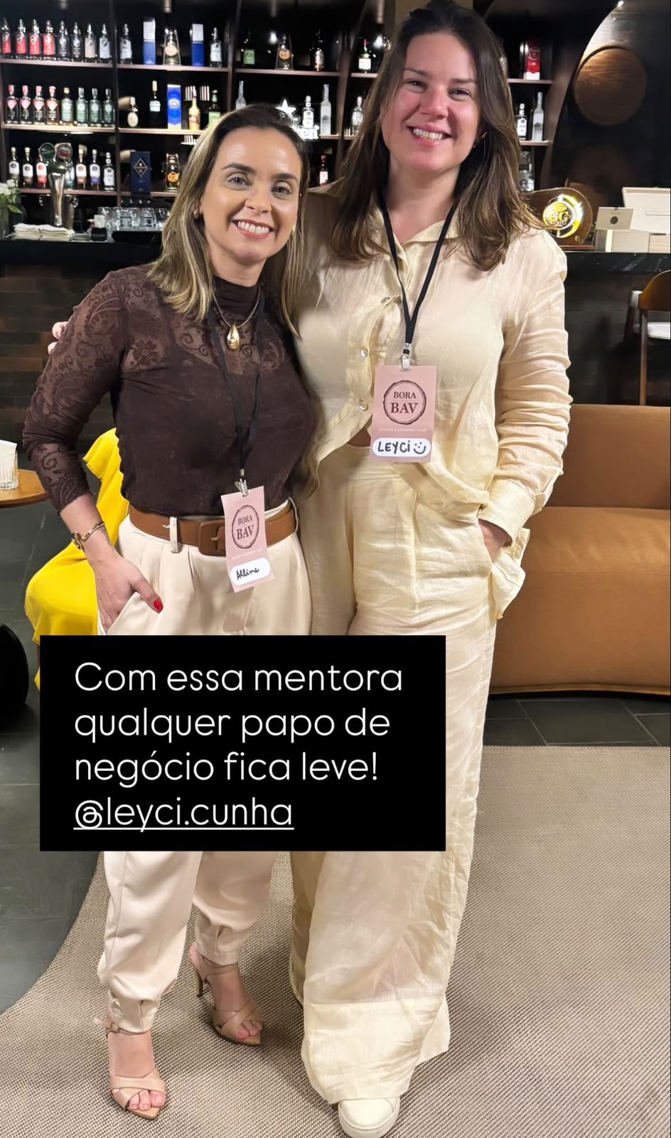 Encontro presencial do BAV com líderes e empresárias